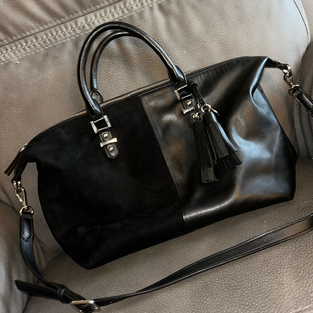 Nine West Dual Fabric Lg Crossbody